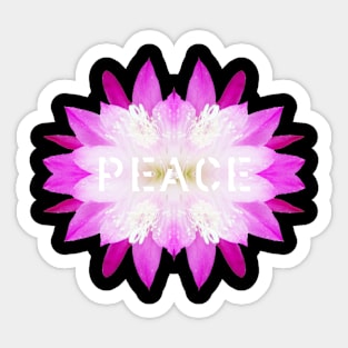 Peace Flower Sticker